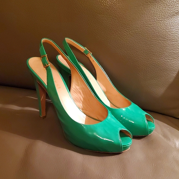 Burresi Made in Italy 100mm Slingback Heels - Picture 5 of 15
